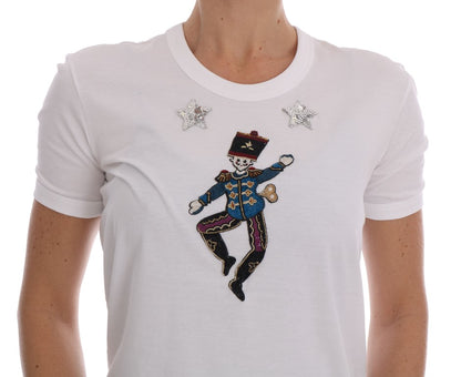 Camiseta de algodón con lentejuelas de cuento de hadas