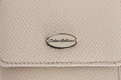 Estuche elegante de cuero blanco para condones