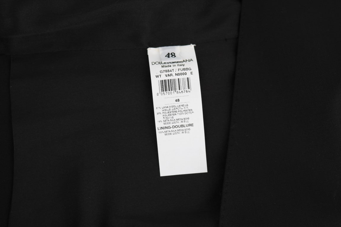 Chaleco formal elegante de corte entallado en color negro