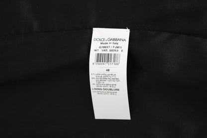 Elegante chaleco de vestir negro con lunares