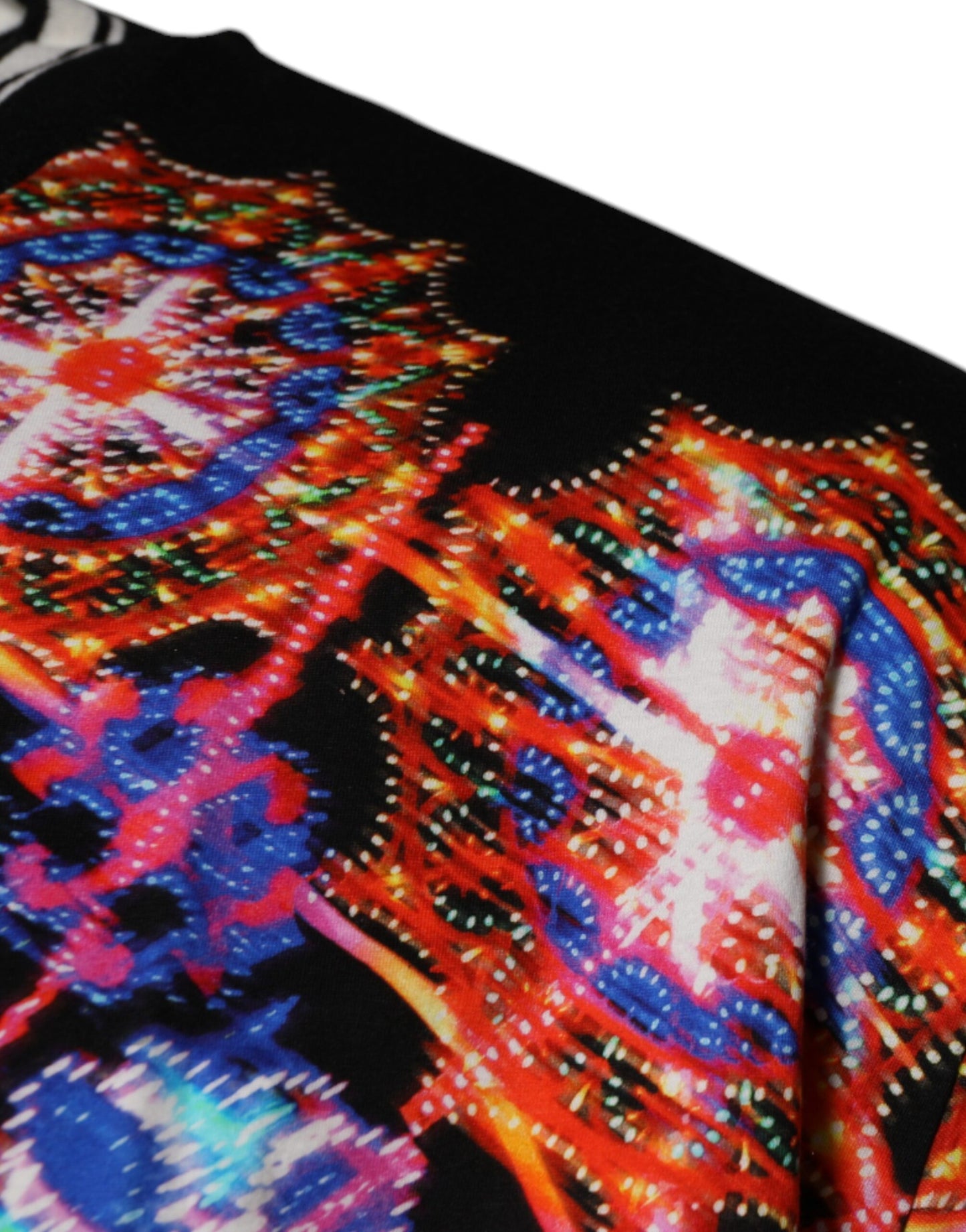 Camiseta de manga corta para hombre con caleidoscopio multicolor