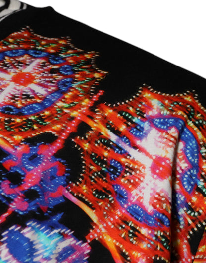 Camiseta de manga corta para hombre con caleidoscopio multicolor