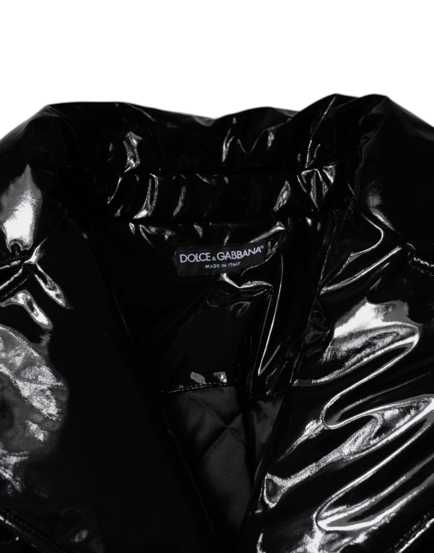 Chaqueta tipo blusón de poliéster negra con botones