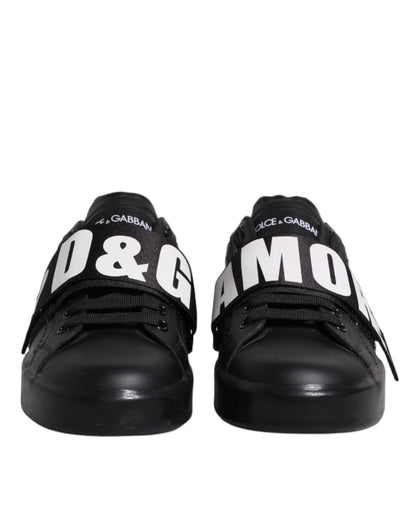 Zapatillas bajas negras D&amp;G AMORE