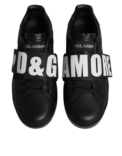 Zapatillas bajas negras D&amp;G AMORE