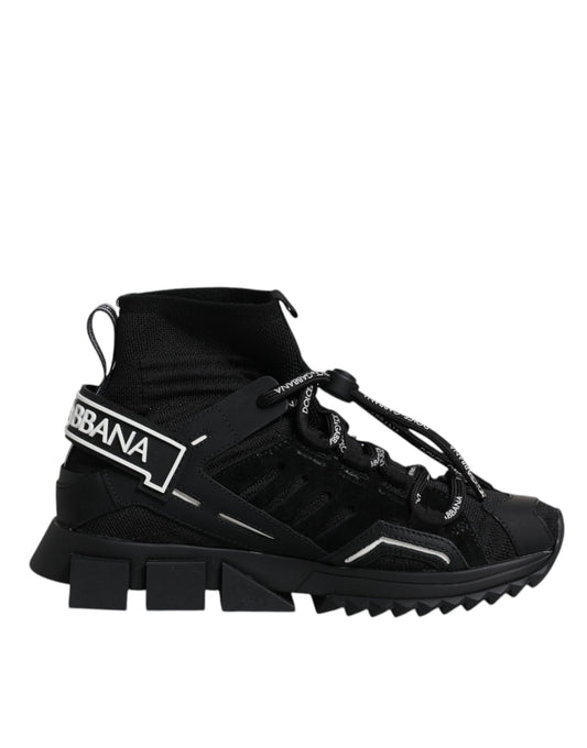 Zapatillas deportivas negras con logo de calcetines Sorrento