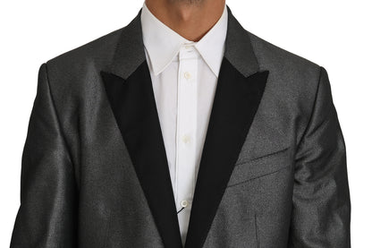 Elegante traje Martini con estampado gris