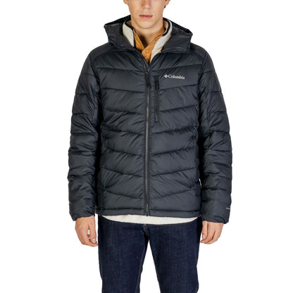 Chaqueta de poliéster negra