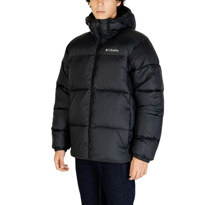 Chaqueta de nailon negra
