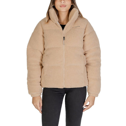 Chaquetas y abrigos de nailon beige