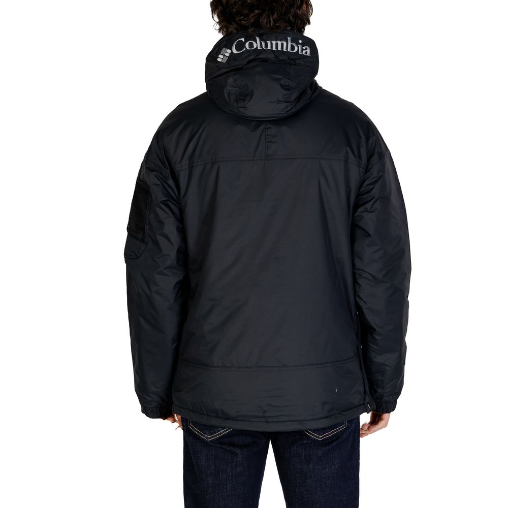 Chaqueta de nailon negra