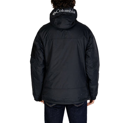Chaqueta de nailon negra
