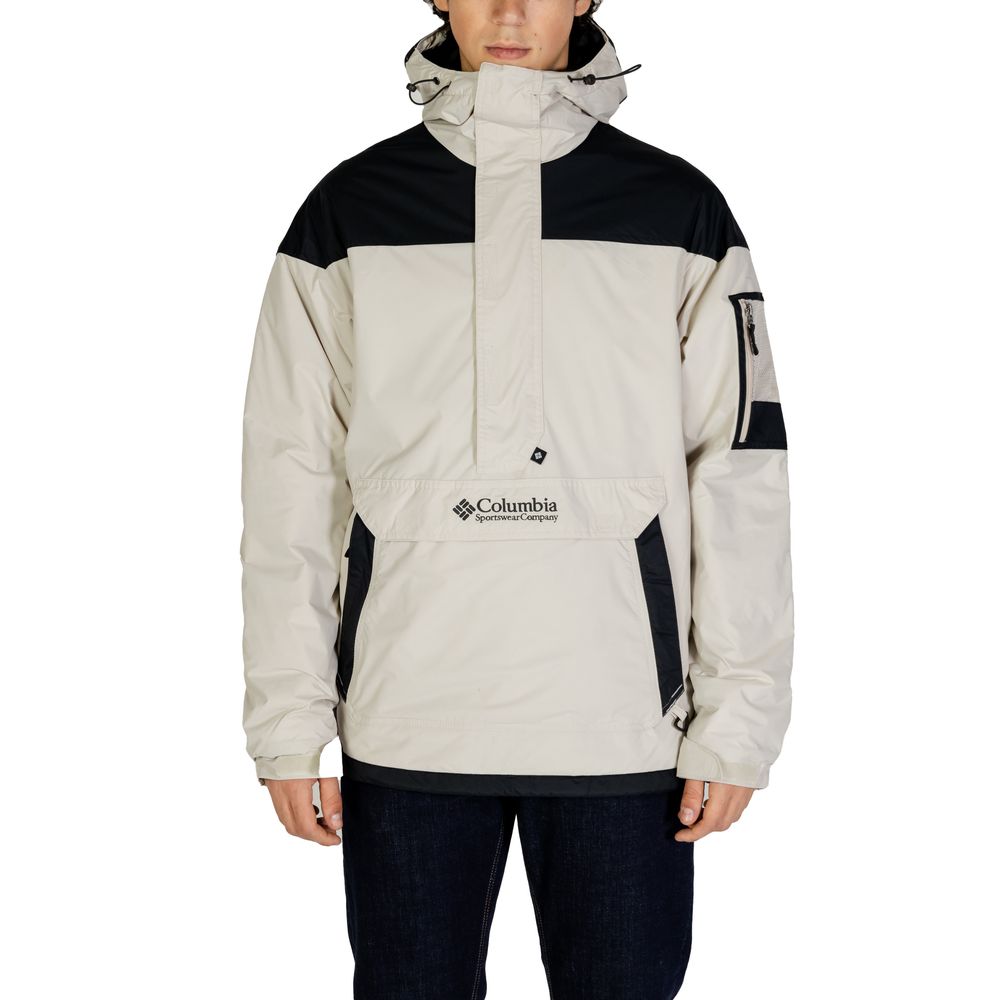 Chaqueta de nailon gris