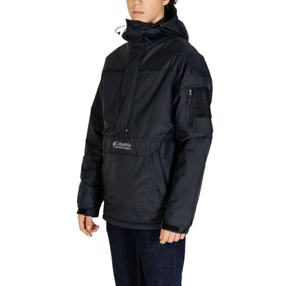 Chaqueta de nailon negra
