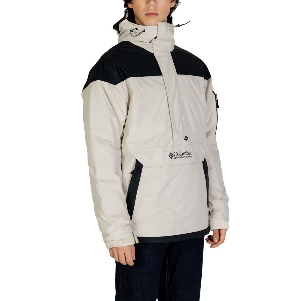 Chaqueta de nailon gris