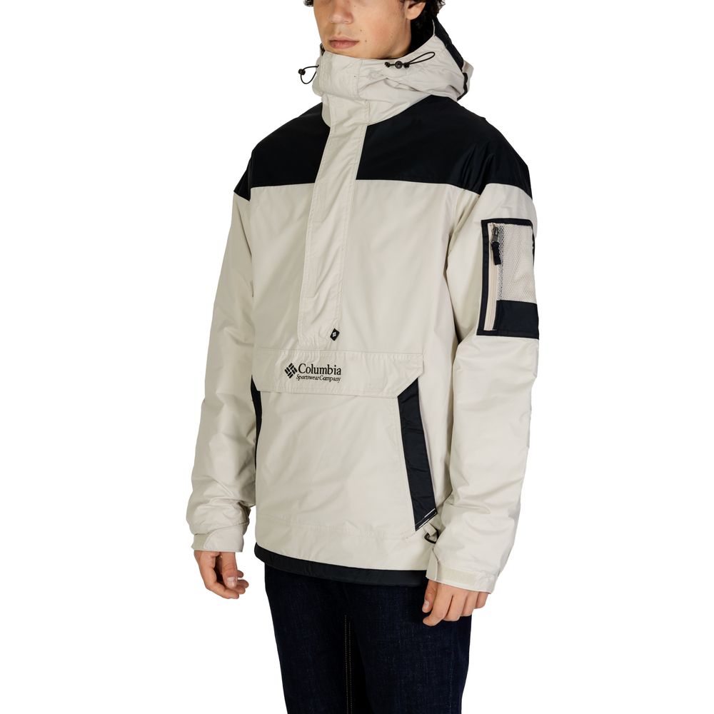 Chaqueta de nailon gris