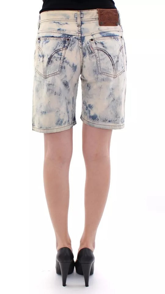Pantalones cortos vaqueros de algodón lavado D&amp;G en azul