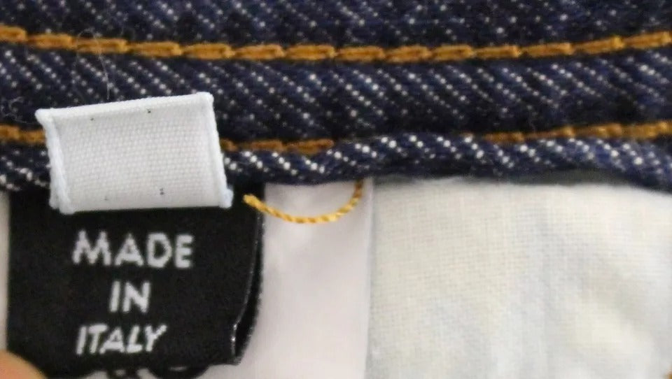 Pantalones cortos vaqueros de algodón lavado D&amp;G en azul