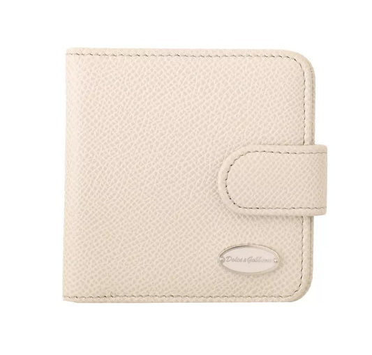 Cartera de bolsillo para guardar preservativos de cuero Dauphine blanco