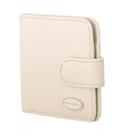 Cartera de bolsillo para guardar preservativos de cuero Dauphine blanco