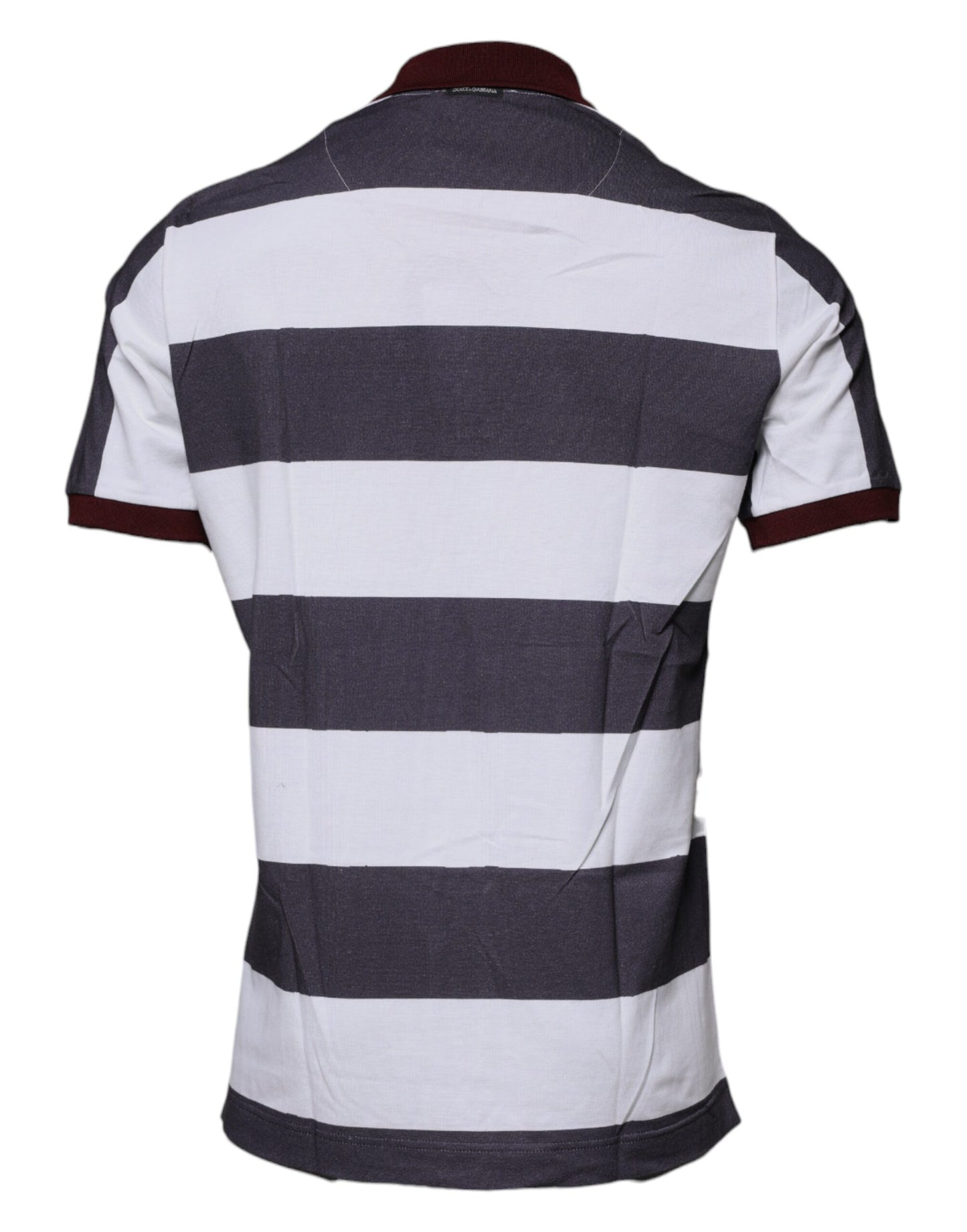 Camiseta polo con cuello gráfico multicolor