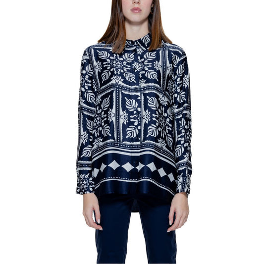 Blue Viscose Shirt