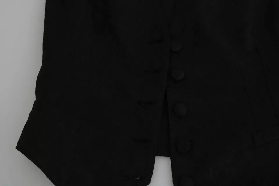 Chaleco de encaje negro, chaleco ajustado, top de seda
