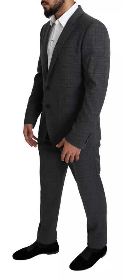 Traje formal MARTINI de 2 piezas de lana gris para hombre