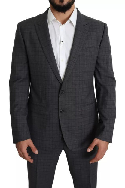 Traje formal MARTINI de 2 piezas de lana gris para hombre