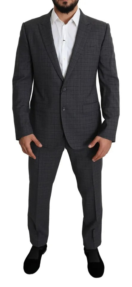 Traje formal MARTINI de 2 piezas de lana gris para hombre