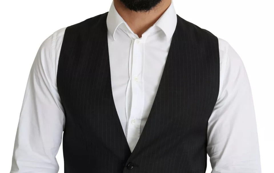 Chaleco de vestir formal para hombre, de color negro, para personal