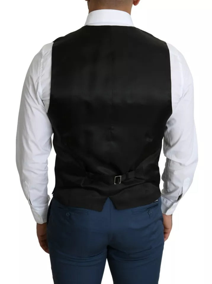 Chaleco de vestir formal para hombre, de color negro, para personal