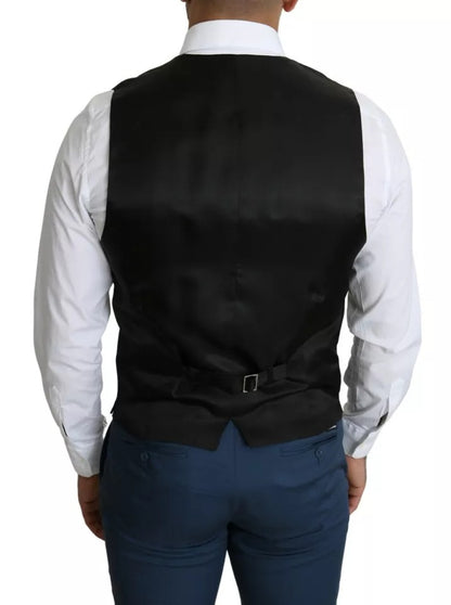 Chaleco de vestir formal para hombre, de color negro, para personal