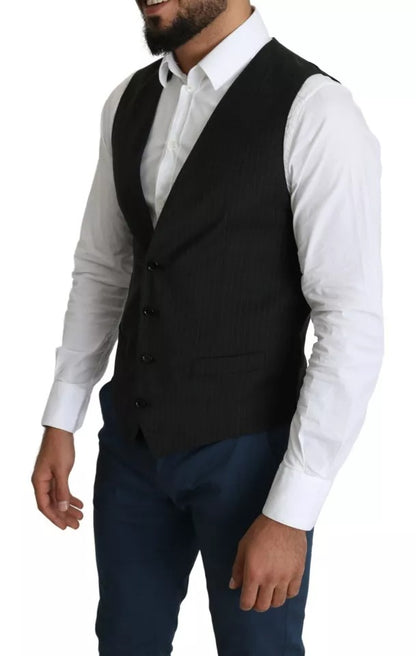 Chaleco de vestir formal para hombre, de color negro, para personal