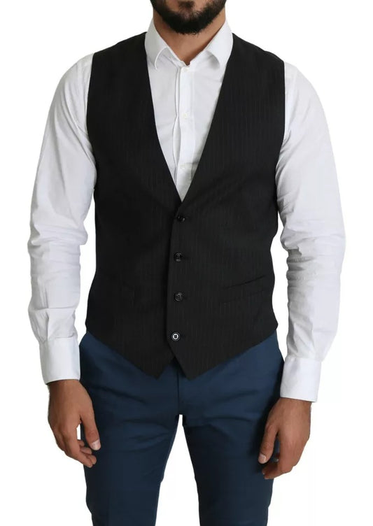 Chaleco de vestir formal para hombre, de color negro, para personal