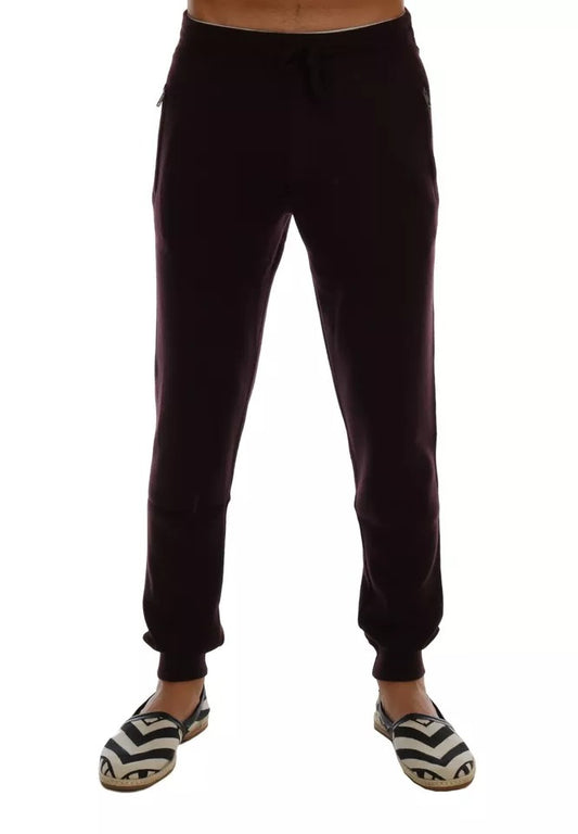 Pantalones deportivos de entrenamiento de cachemira morados
