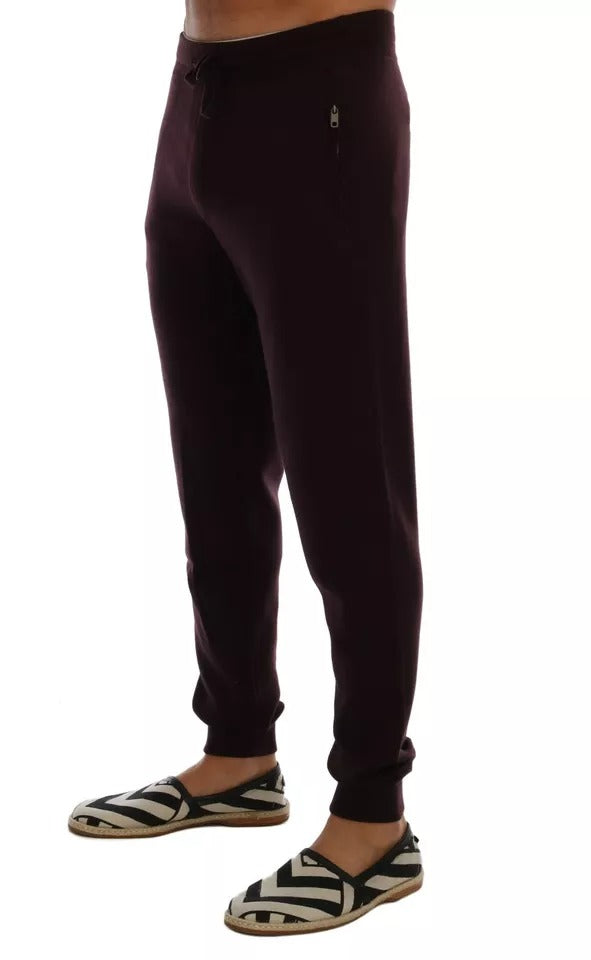 Pantalones deportivos de entrenamiento de cachemira morados