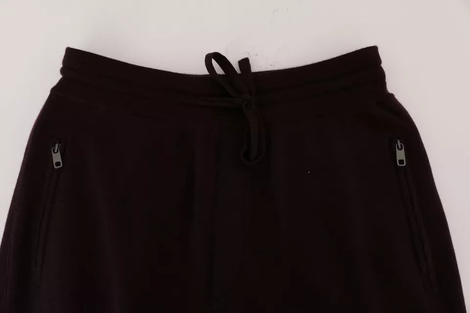 Pantalones deportivos de entrenamiento de cachemira morados