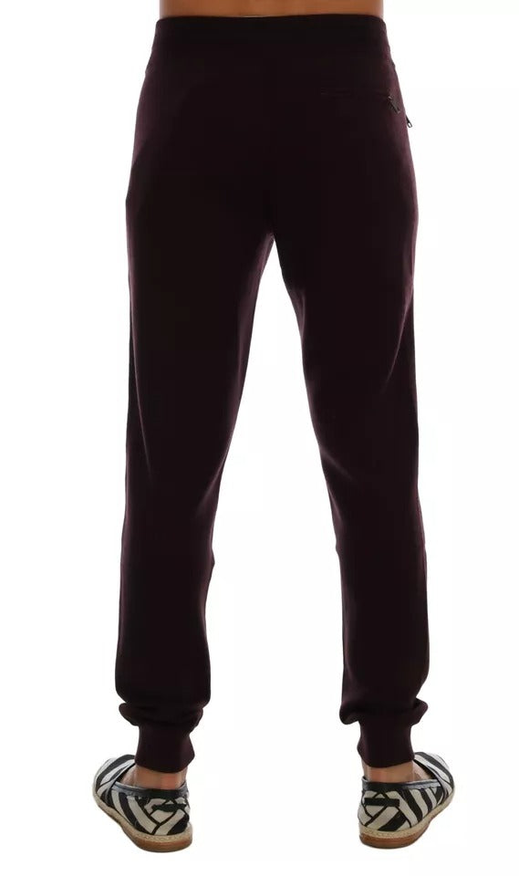 Pantalones deportivos de entrenamiento de cachemira morados