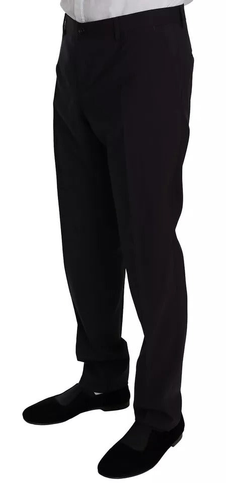 Traje de dos piezas de lana elástica MARTINI morado