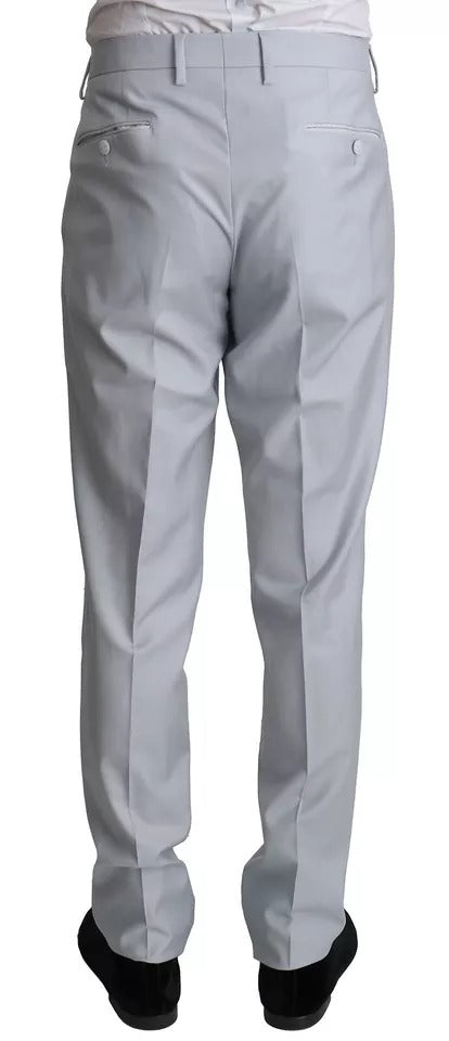 Traje de tres piezas de lana SICILIA azul claro