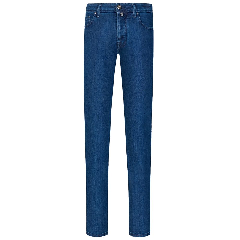 Vaqueros azules de algodón para hombre
