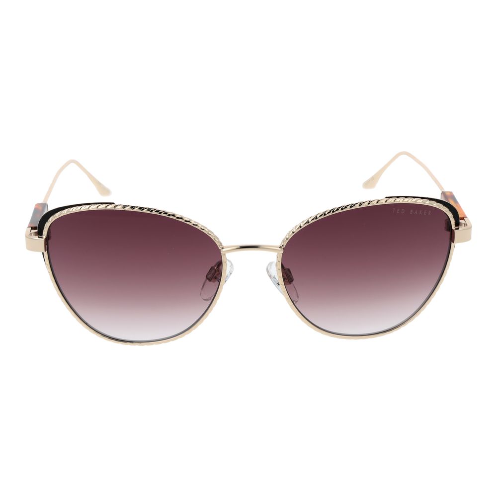 Gafas de sol doradas para mujer