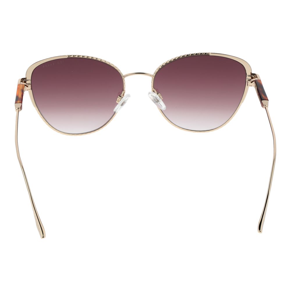 Gafas de sol doradas para mujer
