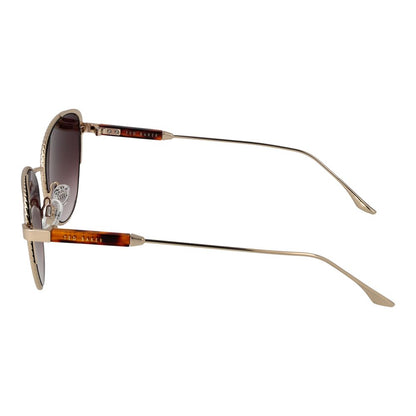 Gafas de sol doradas para mujer