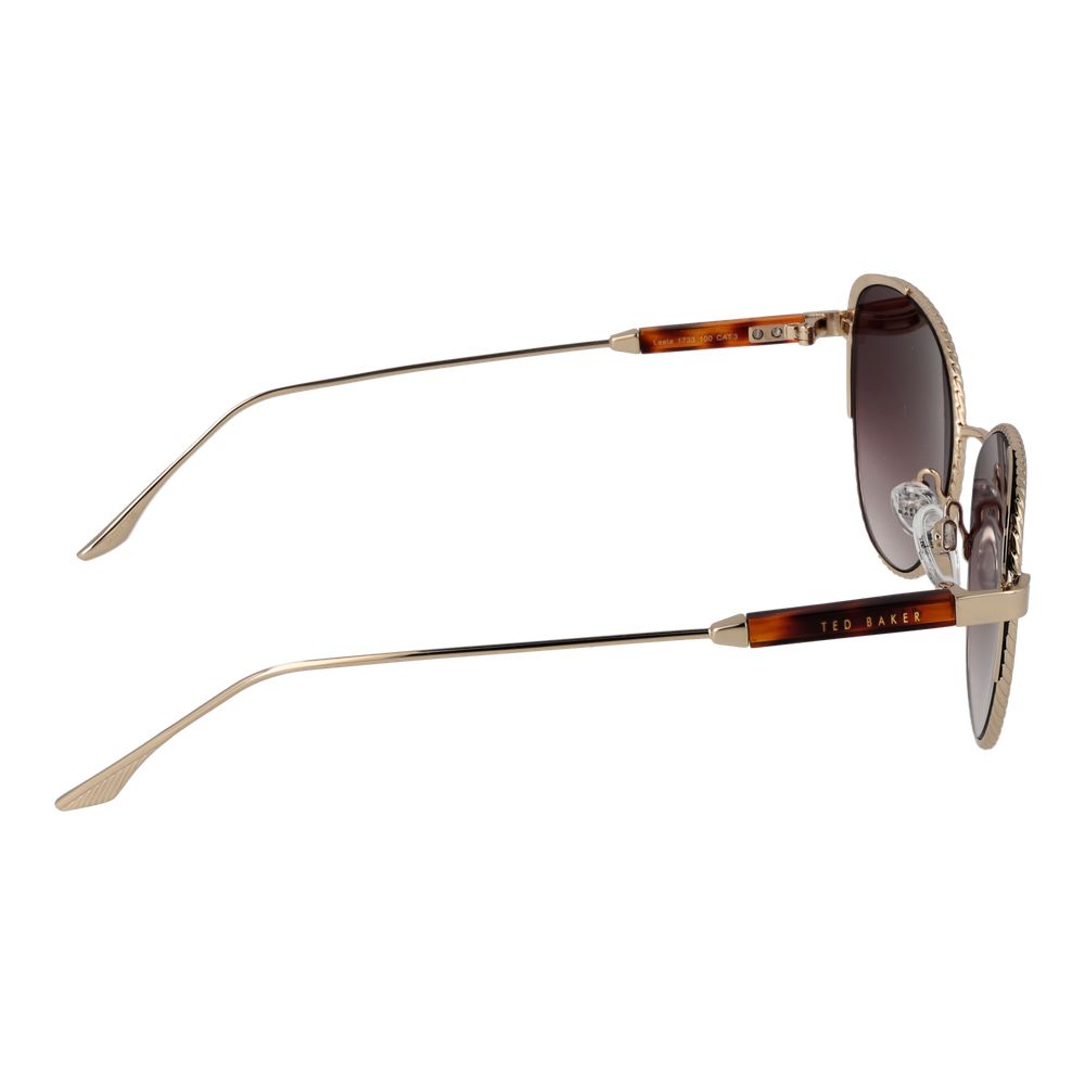 Gafas de sol doradas para mujer