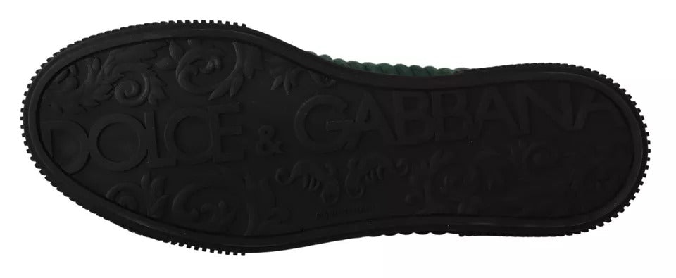 Zapatillas altas de pana verde para hombre, zapatos casuales