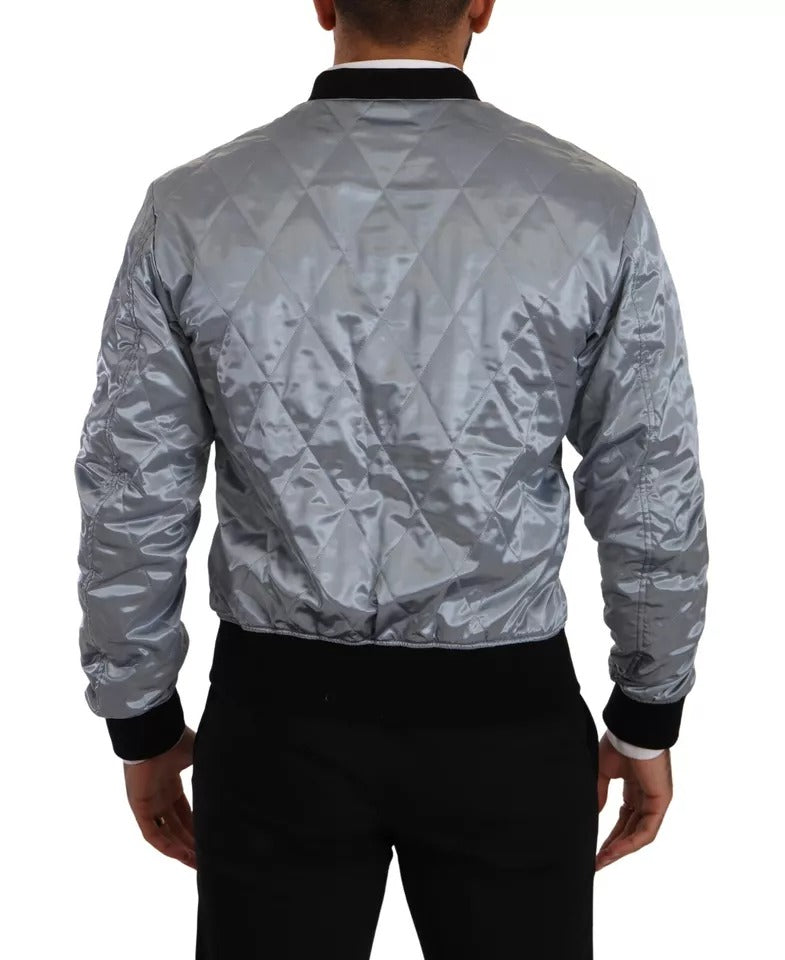 Chaqueta bomber azul claro para hombre