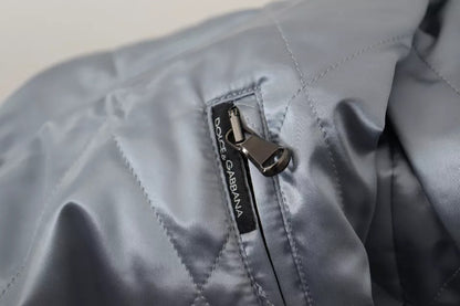 Chaqueta bomber azul claro para hombre