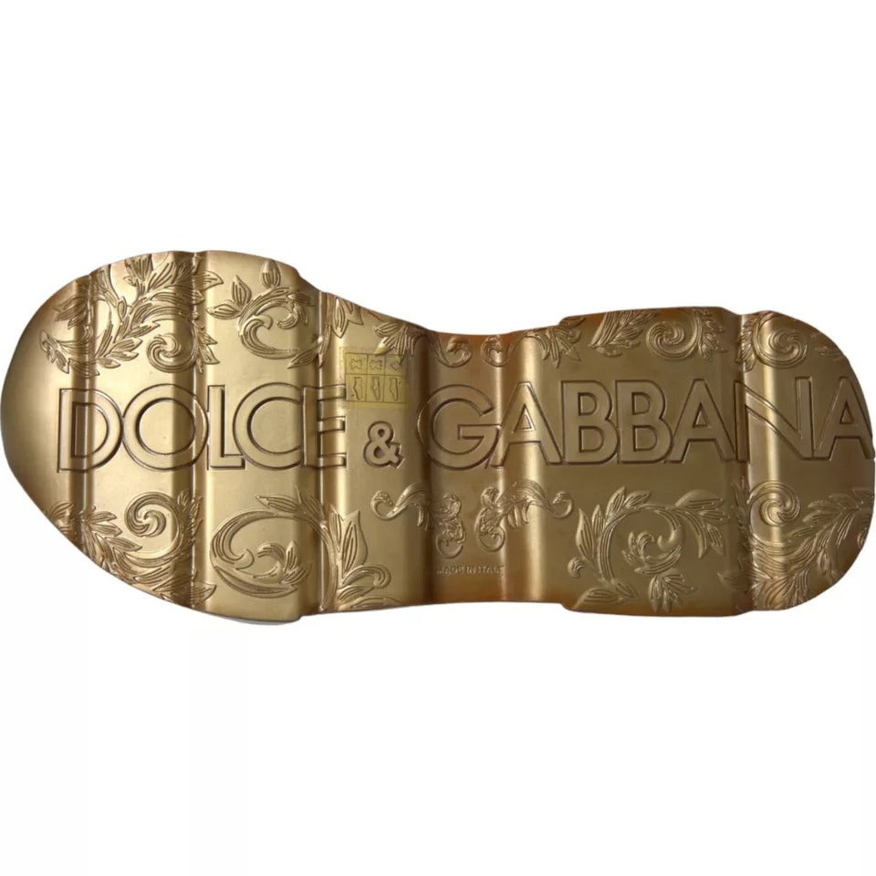 Zapatillas de piel Daymaster de oro blanco para hombre